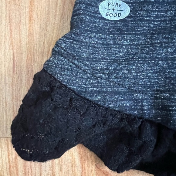 Anthropologie Pure + Good Front Zip Women's Gray Zip-Up Jacket sz S - Picture 4 of 10